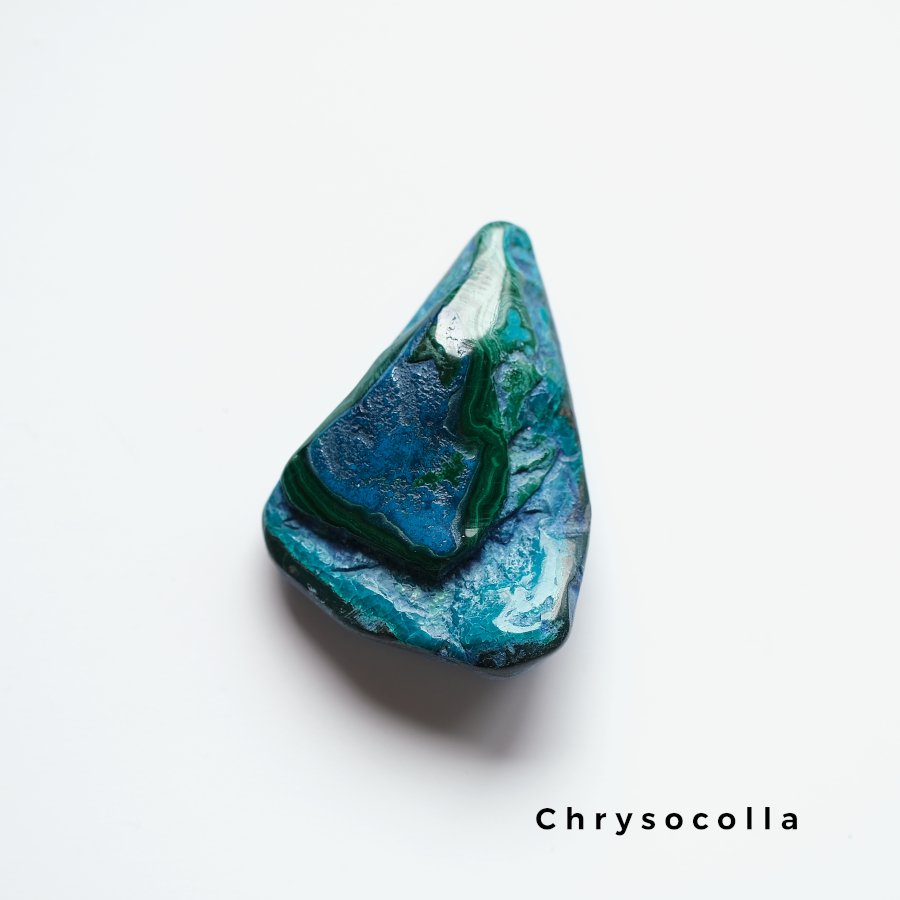 Chrysocolla Shattuckite クリソコラ・シャッタカイト ポリッシュ 