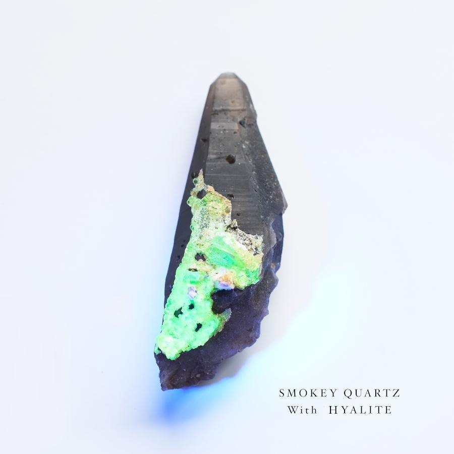 Smokey Quartz with Hyalite ⡼ġϥ饤ȡʥߥӥ󥴻