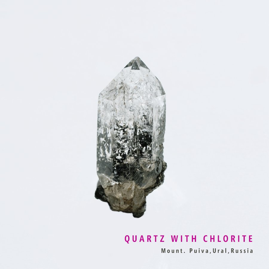 Quartz with Chlorite 뻺󥯥ġM.Puiva Ural Russia 