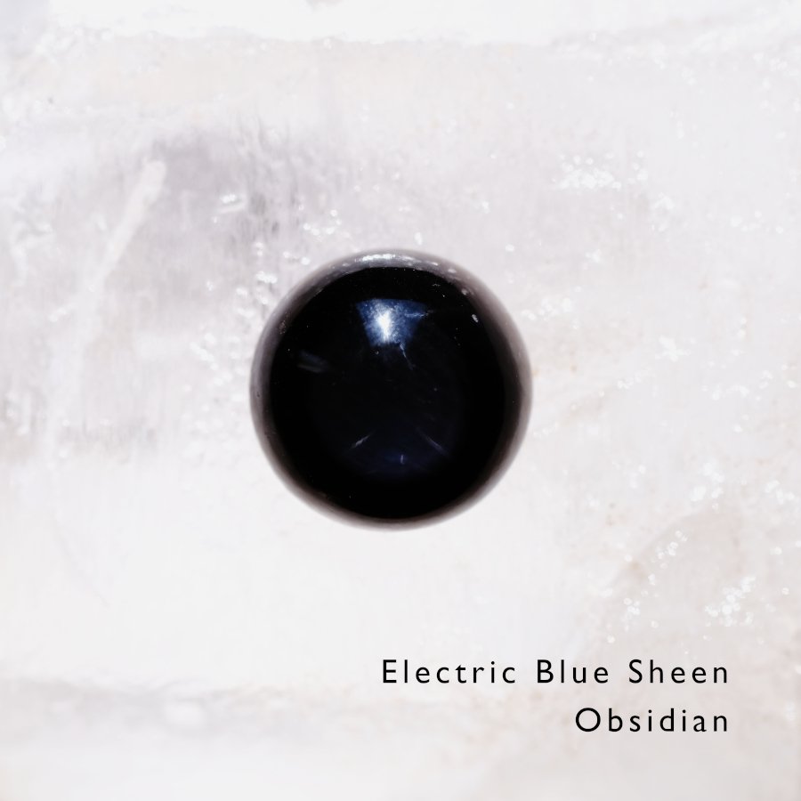 <img class='new_mark_img1' src='https://img.shop-pro.jp/img/new/icons8.gif' style='border:none;display:inline;margin:0px;padding:0px;width:auto;' />Melody's CollectionElectric Blue Sheen Obsidian 쥯ȥå֥롼󡦥֥ǥ󡿥쥴