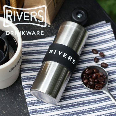 RIVERS リバーズ コーヒーグラインダー グリット シルバー コンパクトでシンプルなコーヒーグラインダー