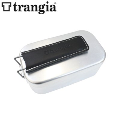 Trangia トランギア メスティン・ラージメスティン用レザーハンドルカバー ブラック TR-621210