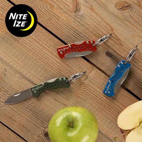 NITE-IZE ナイトアイズ DOOHICKEY KEY CHAIN KNIFE(ドゥーヒッキーキーチェーンナイフ) カラビナ付きフォールディング ナイフ KMTK-R7 ソロキャンプ アウトドア - ソロキャンプ・ブッシュクラフトのアウトドア通販ショップ「Soloaso ソロアソ」