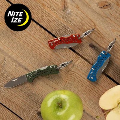 NITE-IZE ナイトアイズ DOOHICKEY KEY CHAIN KNIFE(ドゥーヒッキーキーチェーンナイフ) カラビナ付きフォールディングナイフ KMTK-R7