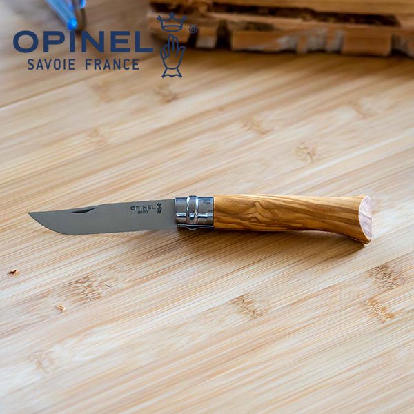 OPINEL オピネル ステンレススチール#8 オリーブウッド 41526 - ソロ 