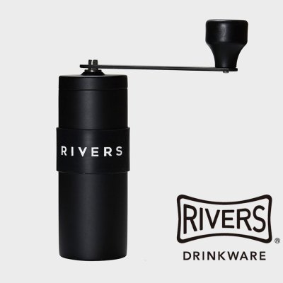 RIVERS リバーズ コーヒーグラインダー グリット マットブラック コンパクトでシンプルなコーヒーグラインダー