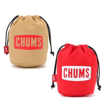 CHUMS チャムス チャムスロゴドローストリングツールケースM ガスカートリッジカバー