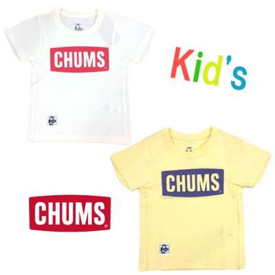 CHUMS(チャムス) Kid's CHUMS Logo T-Shirts キッズチャムスロゴTシャツ