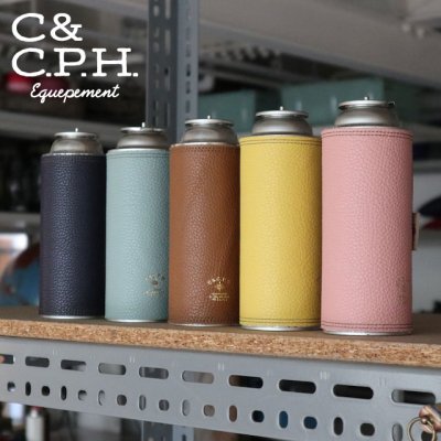 C&C.P.H.EQUIPEMENT LEATHER CB缶 COVER/レザーカバー CEV2041