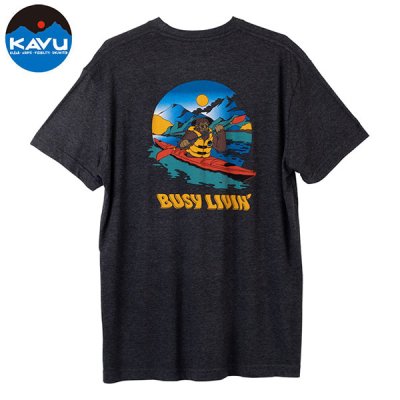 KAVU カブー メンズ Tシャツ 半袖 Sasquatch River Dayz/サスカッチリバーデイズ 19811267