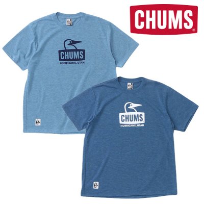 CHUMS(チャムス) Booby Face T-Shirt DRY Indigo ブービーフェイスTシャツドライインディゴ