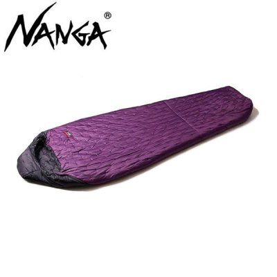 NANGA ナンガ DOTTED PADDING BAG レギュラー PUR×BLK(パープル×ブラック) N1DIPK14
