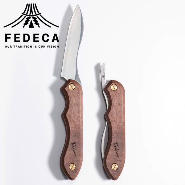 FEDECA フェデカ 折畳式料理ナイフ プレーン (ステンレス鋼/銀紙三号 