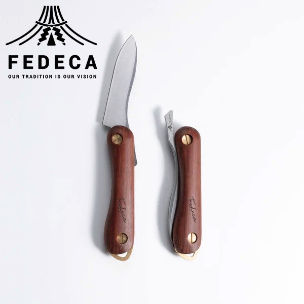 FEDECA フェデカ 折畳式料理ナイフSOLO プレーン (ステンレス鋼/銀紙三 