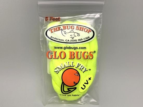 タイイング（毛鉤製作） マテリアル-The Bug Shop グローバグ スモールフライ エッグヤーン 5フィート チャートリュース