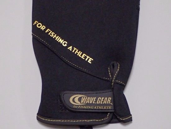 ウェア・バッグ他 -WAVE GEAR 防寒グローブWG4302 ハイブレス 3本切り ブラック　優れた防寒性と通気性を両立！