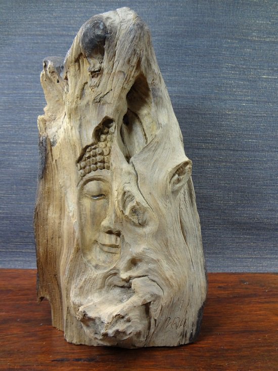木製仏像の置物 - アジアンショップ楽象　タイ・チェンマイより買付したアジアン雑貨をお届けします。