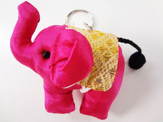 象のキーホルダー - アジアンショップ楽象　タイ・チェンマイより直接買付のアジアン雑貨をお届けします