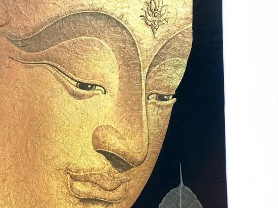 金箔付き 仏像絵画 - タイ・チェンマイより直接買付したアジアン