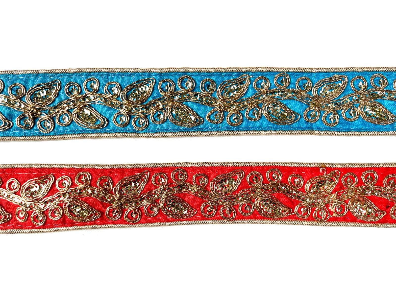 インド刺繍リボン - アジアンショップ楽象 タイ・チェンマイより直接買