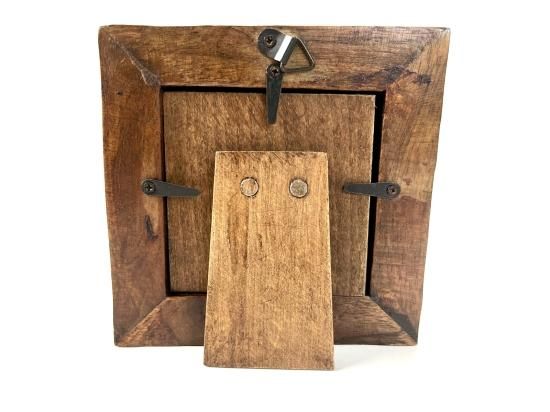 チークウッドミニフォトフレーム - アジアンショップ楽象/現地買付の