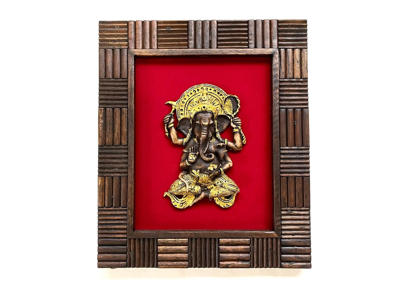 額入りガネーシャ - アジアンショップ楽象 / 現地買付のタイ雑貨をお