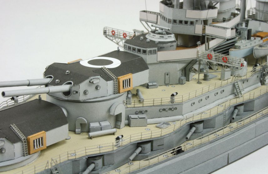ドイツ 戦艦TIRPIZのペーパーモデル - その他
