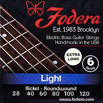 Fodera フォデラ Ni28120 Extra Long 6弦ベース用 ベース弦専門店 B String