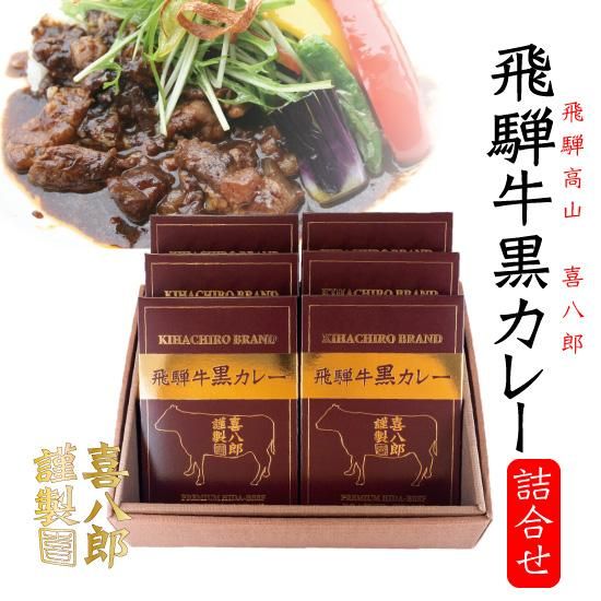飛騨牛 黒カレーセット （６食詰合せ）【送料無料】