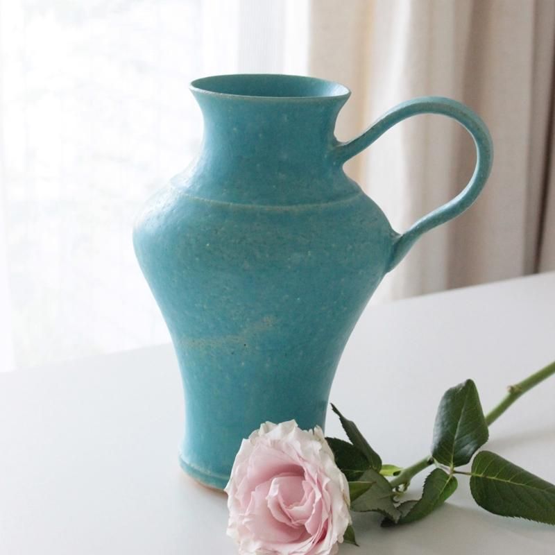 L'essentiel Online 鈴木麻起子 陶磁器 花瓶 フラワーベース ターキッシュ