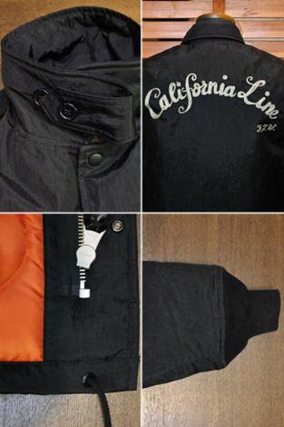 CALIFORNIA LINE カリフォルニアライン NYLON OXFORD COACH JACKET BLACK -  アメカジ＆バイカーズファッション通販 ROMEO'S CAFE 熊谷