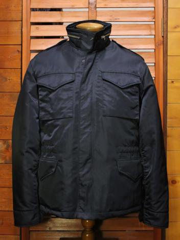 SKULL FLIGHT スカルフライト NYLON FIELD JACKET M-65 BLACK