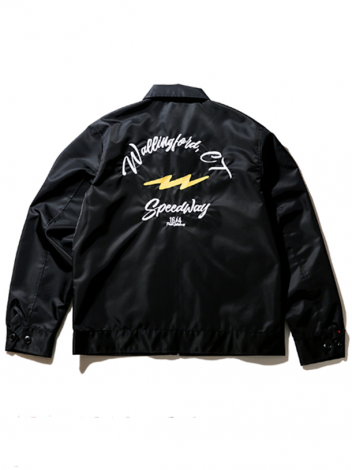 PAWN パウン 1614 NYLON COACH JACKET 99004 (コーチジャケット) BLACK 