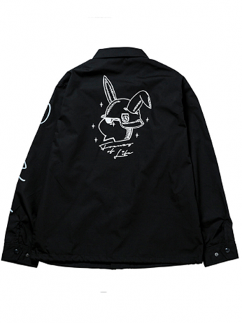 PAWN パウン BUNNY COACH JACKET 92001 コーチジャケット BLACK