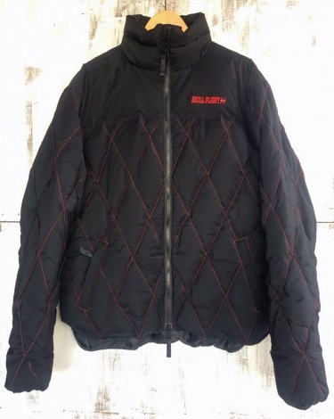 SKULL FLIGHT スカルフライト RIDERS QUILTING INNER DOWN JACKET