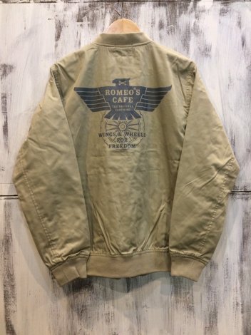 ROMEO'S CAFE ロメオズカフェ T/C JACKET BEIGE - バイカーズ