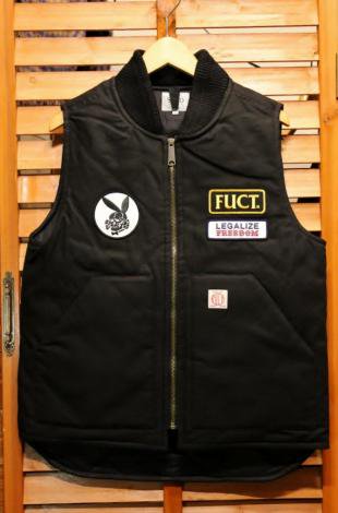 FUCT ファクト SSDD 『 LEGALIZE FREEDOM 』 VEST BLACK 3521 ( ダック ...