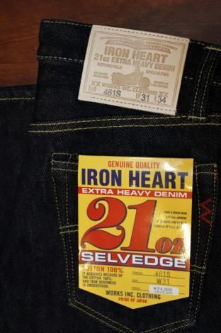 IRON HEART アイアンハート 21oz SELVEDGE DENIM ブーツカット 461S