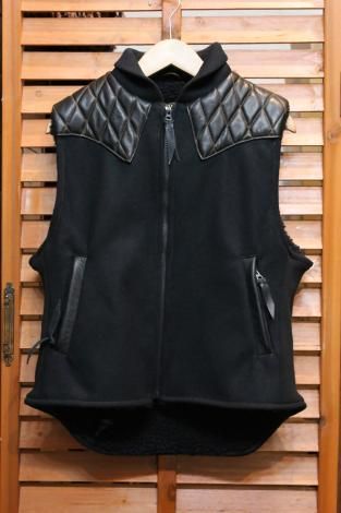 SKULL FLIGHT スカルフライト RIDERS LUMBER JACK VEST （キルティング 