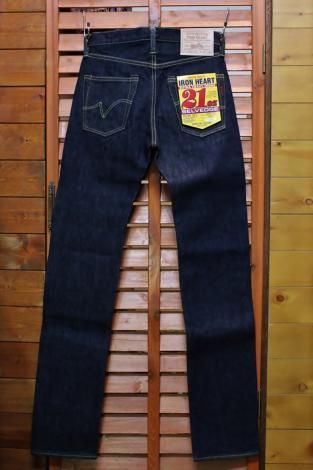 IRON HEART アイアンハート 21oz SELVEDGE DENIM SLIM STRAIGHT PANTS