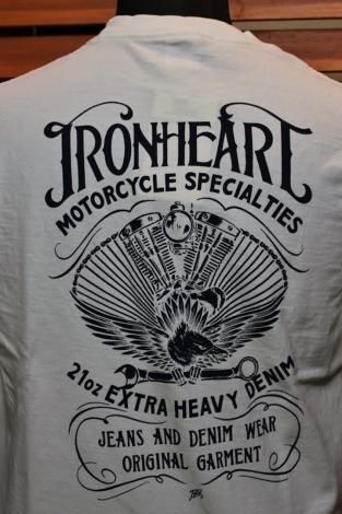 IRON HEART アイアンハート 7.5oz PRINTED S/S T-SHIRTS 