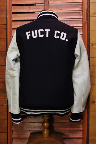 FUCT ファクト　FUCT CO. AWARD JACKET 3506　(スタジアムジャケット) 　NAVY -  アメカジ通販＆バイカーズファッション通販 ROMEO'S CAFE