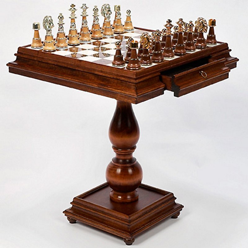 イタリアン アラバスター 木製 チェステーブル チェスセットの通販、盤