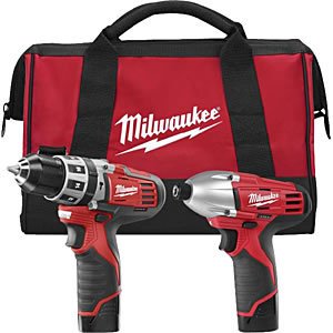 milwaukee 2497-22p hammer drill impact driver combo kit