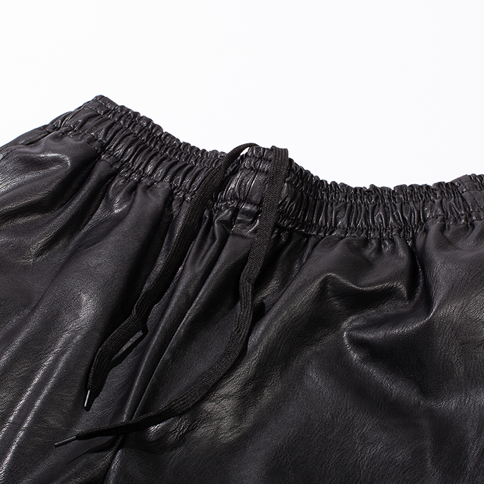 Leather Cargo Pants(Black) - Deviluse ONLINE STORE