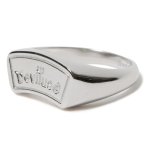 Round Logo Silver Ring(Silver)