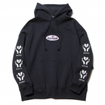 【LIMITED】Oval Logo Pullover Hooded(Navy)