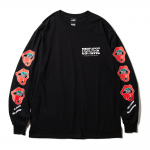 Psychedelic L/S T-shirts(Black)
