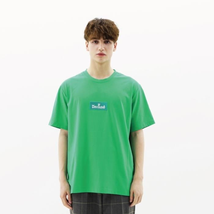 Box Logo T-shirts(Green) - Deviluse ONLINE STORE