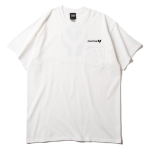 Caution Pocket T-shirts(White)